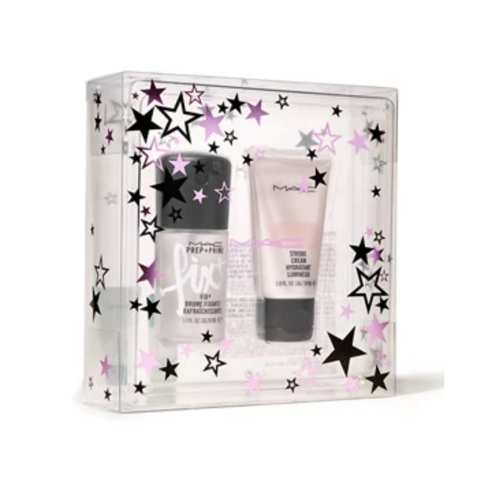 MAC Makeup Bundle Stars of Skin Care  Box Set Primer & Setting Spray NWT